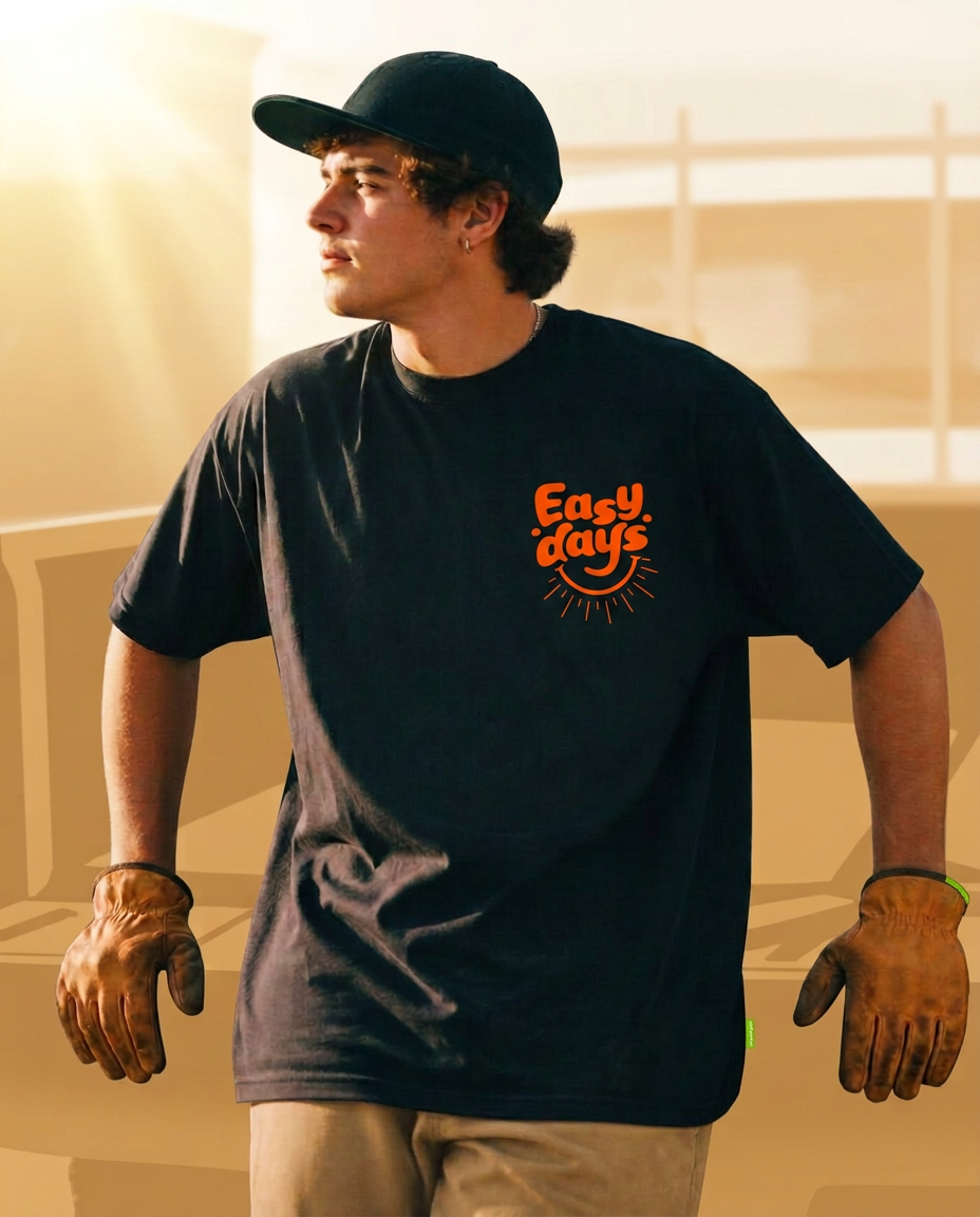 Left-Chest Classic Tee lifestyle shot